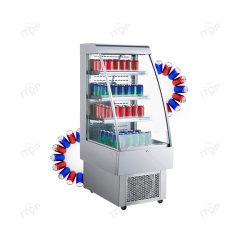 IT-ODC-230L Supermarket Open Drinking Fruits And Vegetables Display Refrigerator