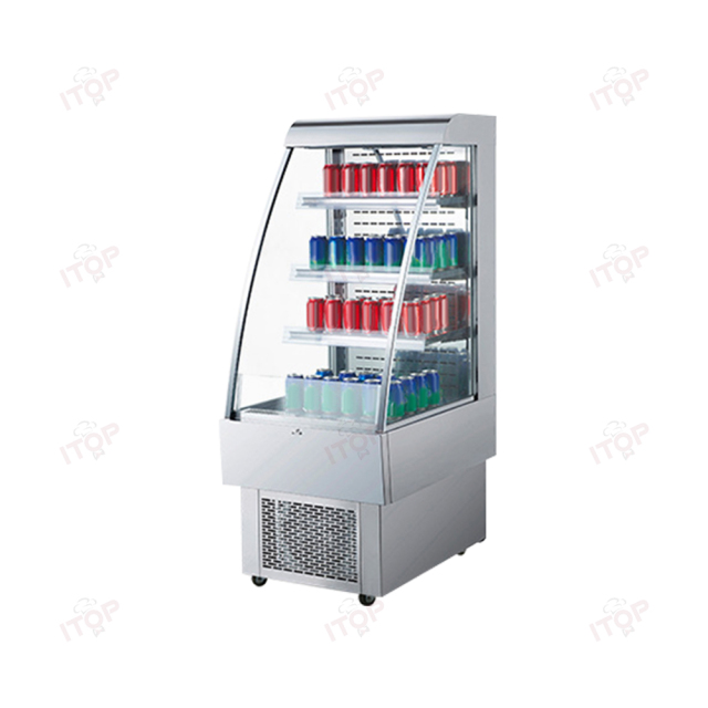 IT-ODC-230L Supermarket Open Drinking Fruits And Vegetables Display Refrigerator
