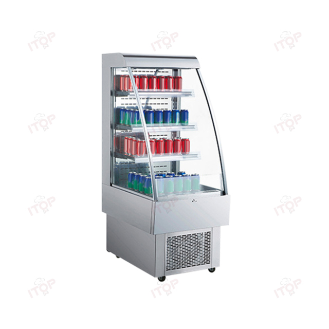 IT-ODC-230L Supermarket Open Drinking Fruits And Vegetables Display Refrigerator