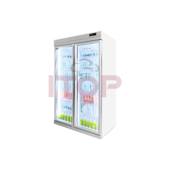 IT-BR-2D 1580L 2 Doors Air Cooling Supermarket Commercial Cooling Beverage Display Refrigerator