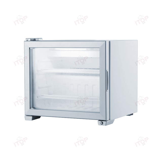 IT-SFF-49L Mini Bar 55L Transparent Door Cooler Mini Fridge Refrigerator Hagendas Ice Cream Display Case
