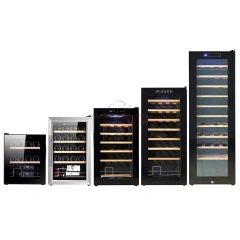 IT-SWC-15 Home Office Hotel Use 15 Bottles Small Red Wine Beverage Storage Cooler Fridge