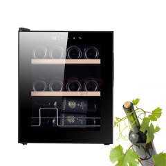 IT-SWC-15 Home Office Hotel Use 15 Bottles Small Red Wine Beverage Storage Cooler Fridge