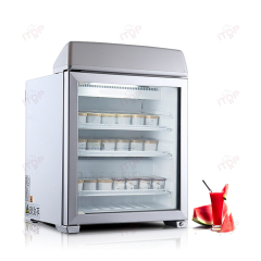 IT-SFF-99L-2 90L Commercial Countertop Mini Ice Cream Display Showcase Freezer With Light Box