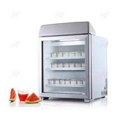 IT-SFF-99L-2 90L Commercial Countertop Mini Ice Cream Display Showcase Freezer With Light Box