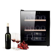IT-SWC-15 Home Office Hotel Use 15 Bottles Small Red Wine Beverage Storage Cooler Fridge