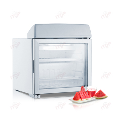 IT-SFF-49L-2 50L Portable Table Top Mini Gelato Freezer Ice Cream Display Showcase With Light Box