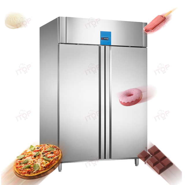 IT-RD-2B1 IT-RD-2B2 Commercial Upright Stainless Steel Fridge Freezer Refrigeration Equipment 1350L 28pcs Baking Pan