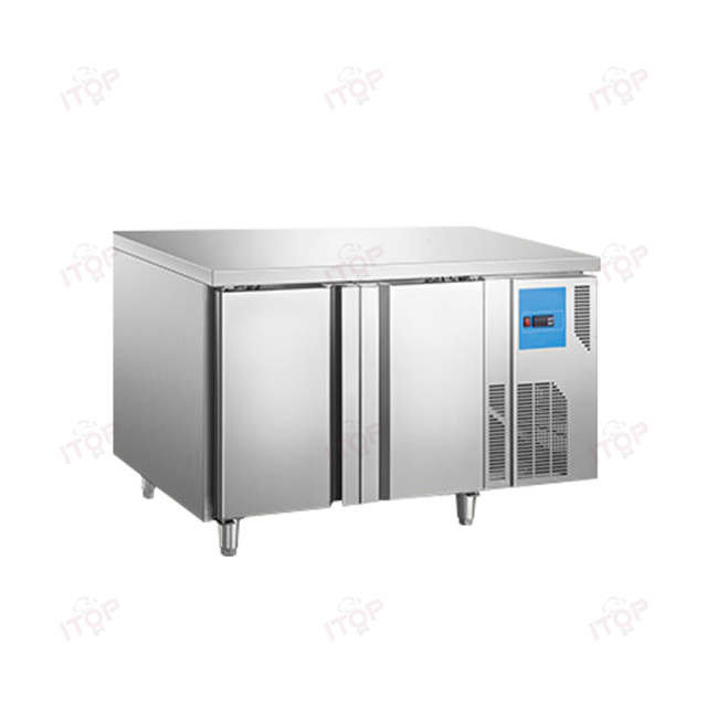 IT-RD-2C1 IT-RD-2C2 Undercounter Commercial Workbench 260L Food Storage Refrigerator Prep Table Freezer