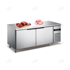 IT-CCF18-D2F IT-CCF18-D2R Support Customized 1.8M Stainless Steel Catering Kitchen Working Table Chiller Freezer