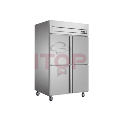 IT-RD4-10 Restaurant Kitchen 1000L 4Doors Commercial Upright Meat Refrigerator Cooler Freezer
