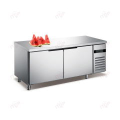 IT-CCF12-D2F IT-CCF12-D2R Commercial 1.2M Stainless Steel Refrigerator Workbench Freezer Food Storage Cabinet