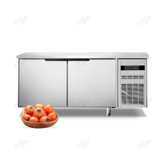 IT-CCF12-D2F IT-CCF12-D2R Commercial 1.2M Stainless Steel Refrigerator Workbench Freezer Food Storage Cabinet