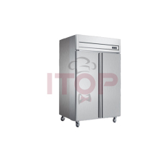 IT-RD2-10 Commercial Stainless Steel 1000L 2 Doors Upright Freezer Hotel Industry Upright Refrigerator