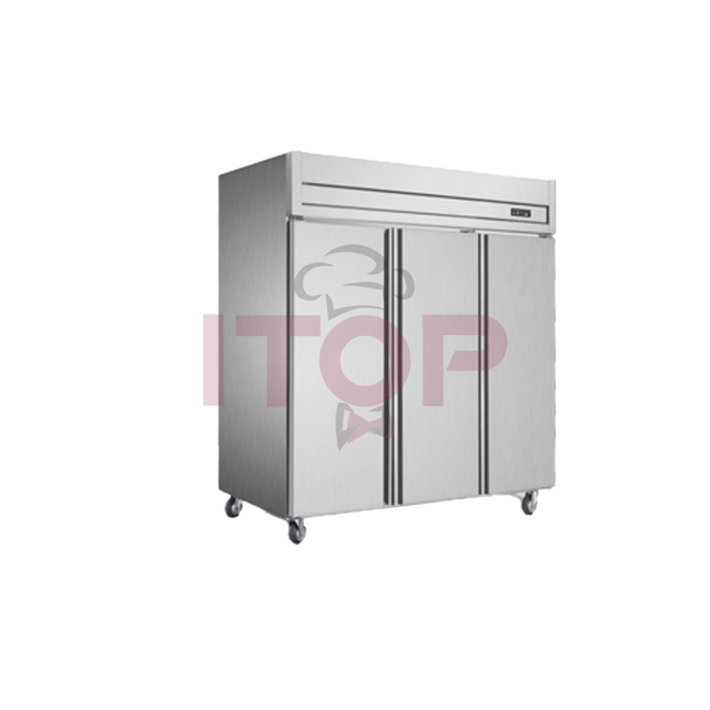 IT-RD3-16 Commercial Kitchen Refrigerators 1600L 3 Doors Stainless Steel Upright Freezer