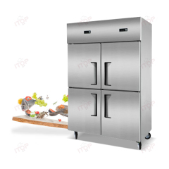 IT-RD3-4CF Two Compressor Dual Temperature 800L 4 Doors Hotel Restaurant Freezer Chiller