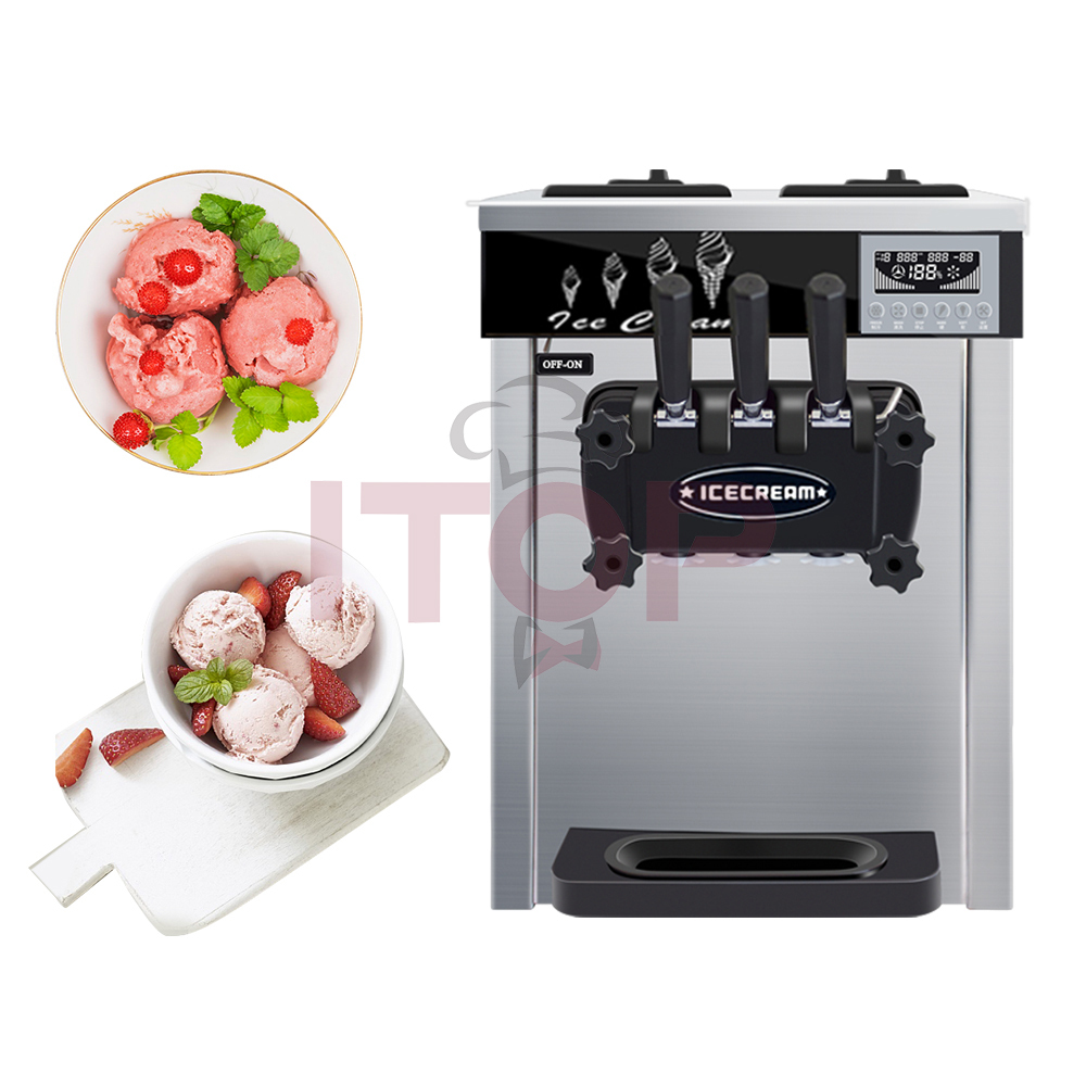 IT-ICM18L-1 IT-ICM18L-3 Table Type Good Quality Low Price Soft Serve Ice Cream Machine