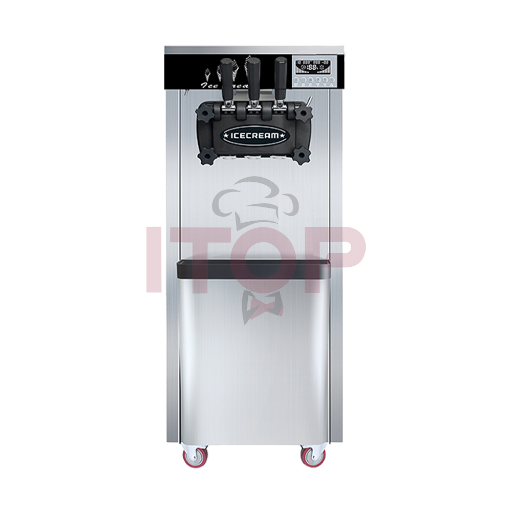 IT-ICM18L-2 IT-ICM18L-4 Free Standing 3 Flavors Soft Serve Ice Cream Making Machine