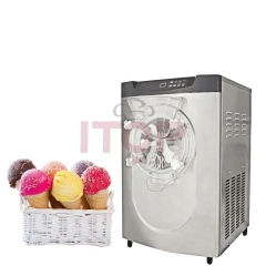 IBQ12 IBQ18 Table Type 5L Hopper Commercial Italian Gelato Machine Hard Ice Cream Maker Freezer