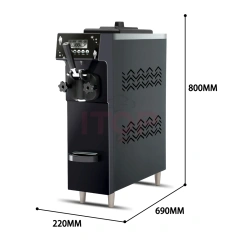 IT-IC-900 Automatic Digital Display Small Size Commercial 12L/H Soft Ice Cream Maker