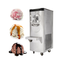 IBQ26 IBQ32 IBQ40 Automatic Gelato Maker 10L Hopper Large Capacity Hard Ice Cream Machine