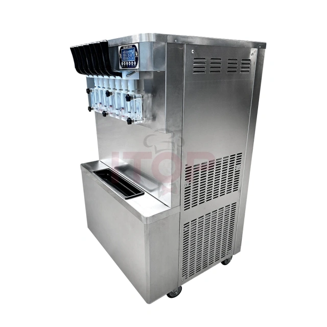 IT-VIC7-4H Commercial 60-65L/H 7 Flavors Fruit Yogurt Soft Serve Ice Cream Machine