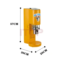 IT-ICNM Commercial Different Shapes Spaghetti Noodle Ice Cream Maker With 4 Molds