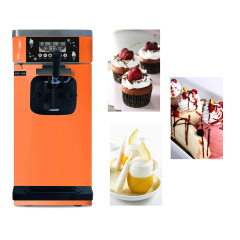 IT-MIC-16W Commercial Table Top Automatic Single Flavor Ice Cream Maker Yogurt Ice Cream Machine