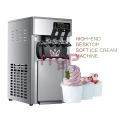 IT-HESICM-DA18 Countertop Three Flavors16-18L/H Commercial Italian Soft Ice Cream Machine 220V 110V