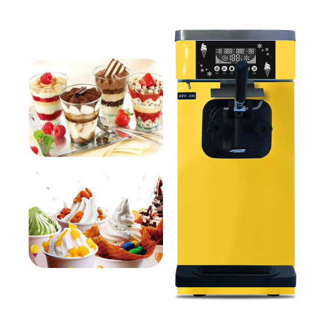 IT-MIC-16W Commercial Table Top Automatic Single Flavor Ice Cream Maker Yogurt Ice Cream Machine