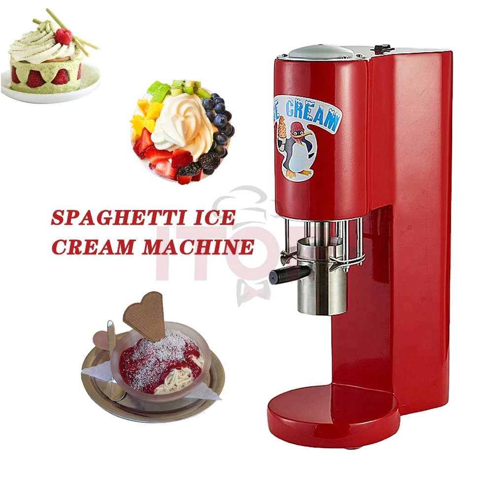 IT-ICNM Commercial Different Shapes Spaghetti Noodle Ice Cream Maker With 4 Molds