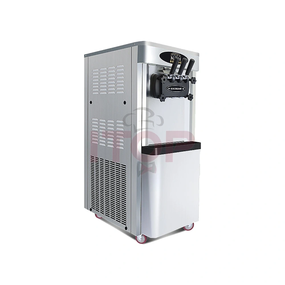 IT-IC-SV28W 3 Mixed Flavors 38L/H Coffee Shop Ice Cream Machine Professional Soft Ice Cream Maker