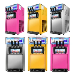 IT-SICM3-D18 Table Top 2+1 Flavor Automatic 16-18L/H Soft Serve Ice Cream Machine