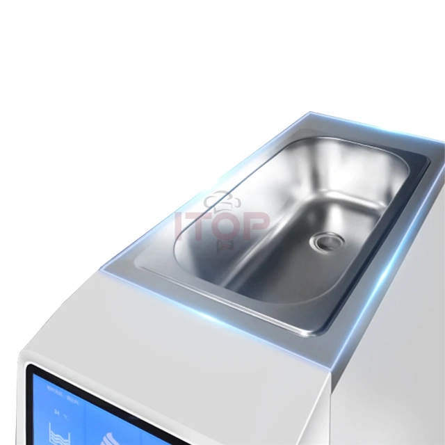 IT-SICM-RE18 Table Top 16-18L/H Soft Serve Ice Cream Machine 6L Hopper Counter Ice Cream Maker