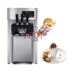 IT-HESICM-DA18 Countertop Three Flavors16-18L/H Commercial Italian Soft Ice Cream Machine 220V 110V