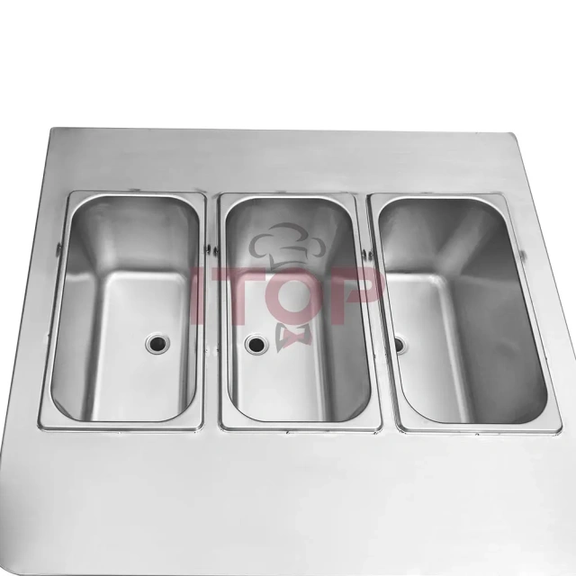 IC-VIC5-38W Commercial Touch Screen 55L/H 5 Mixed Flavors Soft Serve Ice Cream Making Machine