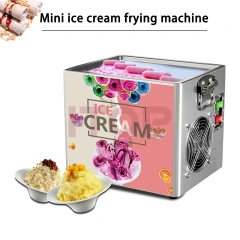 SSIMF10 Table Top Mini Thai Yogurt Fry Ice Cream Roll Machine