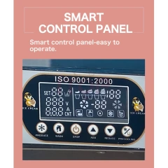 IT-VIC7-4H Commercial 60-65L/H 7 Flavors Fruit Yogurt Soft Serve Ice Cream Machine