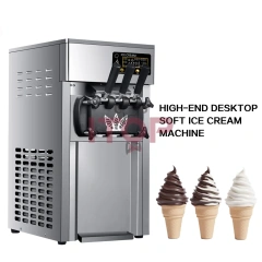 IT-HESICM-DA18 Countertop Three Flavors16-18L/H Commercial Italian Soft Ice Cream Machine 220V 110V