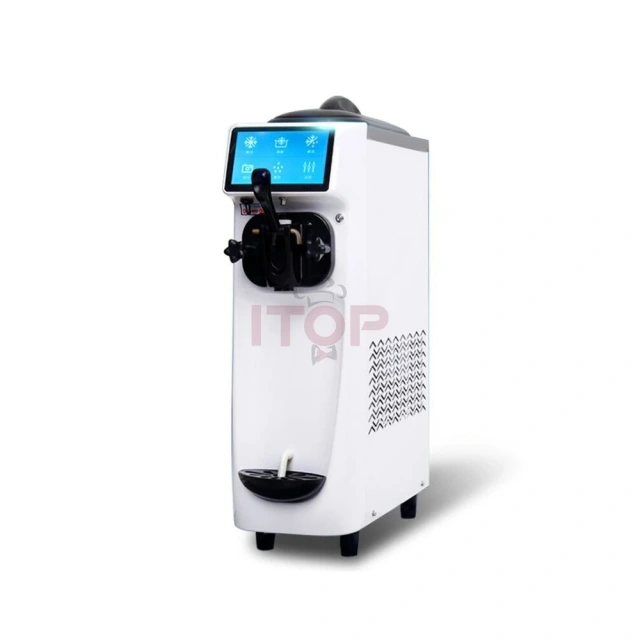 IT-SICM-RE18 Table Top 16-18L/H Soft Serve Ice Cream Machine 6L Hopper Counter Ice Cream Maker