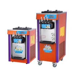 IT-SICM-D20ANE Table Top 20-25L/H Italian Gelato Maker 3 Heads Commercial Soft Ice Cream Machine