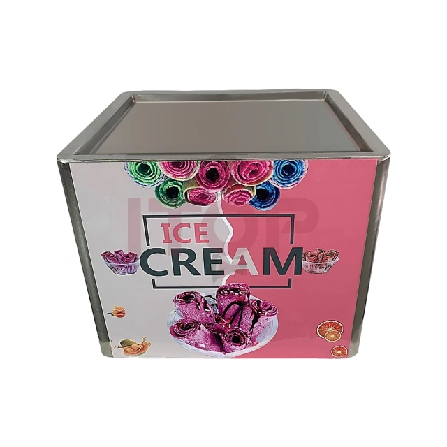 SSIMF10 Table Top Mini Thai Yogurt Fry Ice Cream Roll Machine