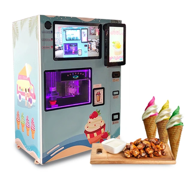 IT-ICVM4000 Commercial Shopping Mall Intelligent Ice Cream Vending Machine With Payment System