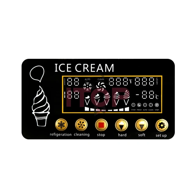 IT-HESICM-DA18 Countertop Three Flavors16-18L/H Commercial Italian Soft Ice Cream Machine 220V 110V