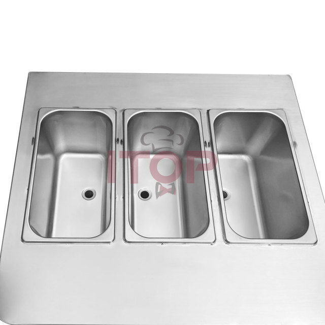 IT-IC5-25W Commercial Table Type 40L/H 5 Mixed Flavors Soft Serve Ice Cream Making Machine