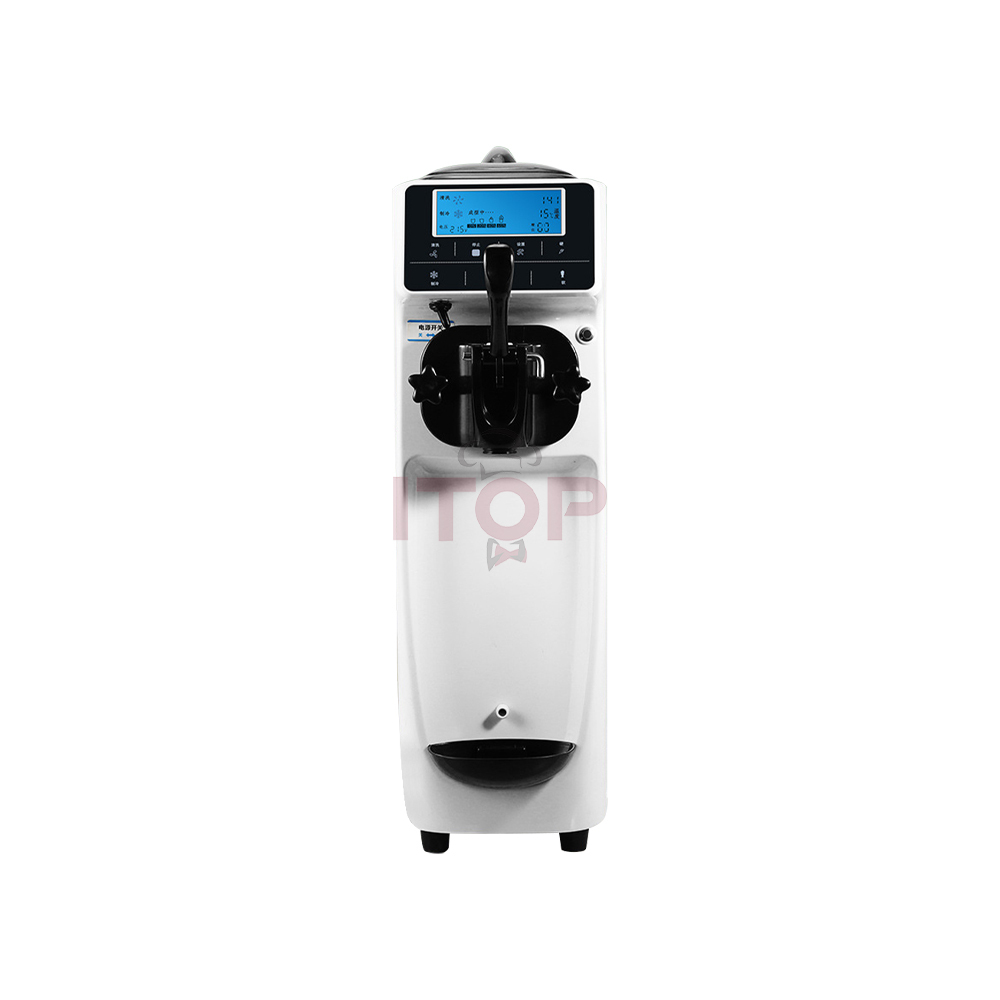 IT-SICM-E18 Table Top 5 Inch Screen 12-16L/H Pre-cooling Single Flavor Mini Size Ice Cream Machine