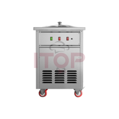 IT-DFI-12 Single Pan Commercial Automatic Fried Yogurt Ice Cream Roll Machine