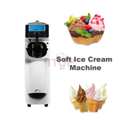 IT-SICM-E18 Table Top 5 Inch Screen 12-16L/H Pre-cooling Single Flavor Mini Size Ice Cream Machine