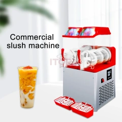 IT-12SM-2 Cocktails Margarita Granita Smoothies Cappuccinos Slush Maker 2 Tanks 24L