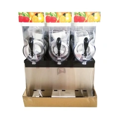 SM-15*3 Commercial Frozen Drink Slush Making Machine 3 Bowl 15L*3